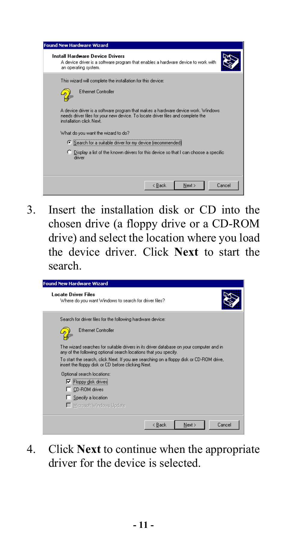 Hawking Technology CardBus 10/100 Fast Ethernet PC Card User Manual | Page 14 / 21