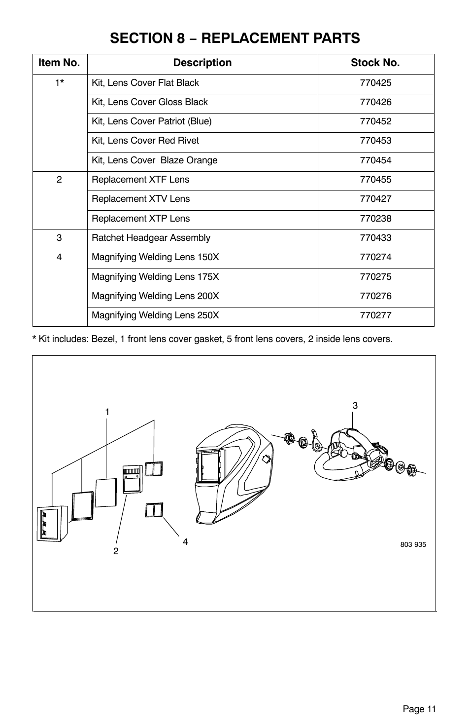 Hobart Welding Products XTF User Manual | Page 13 / 16