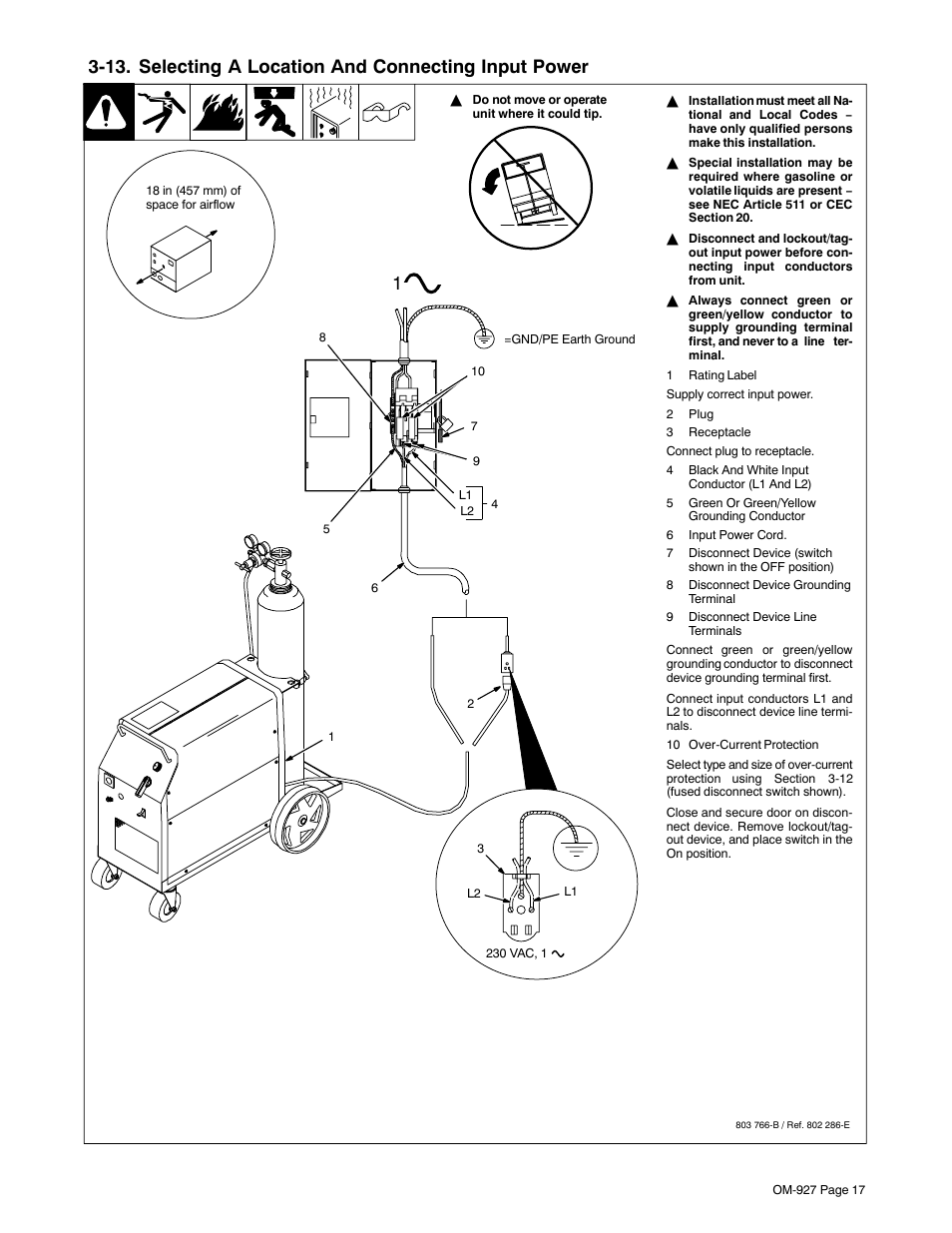 Hobart Welding Products IRONMAN M-10 User Manual | Page 21 / 56