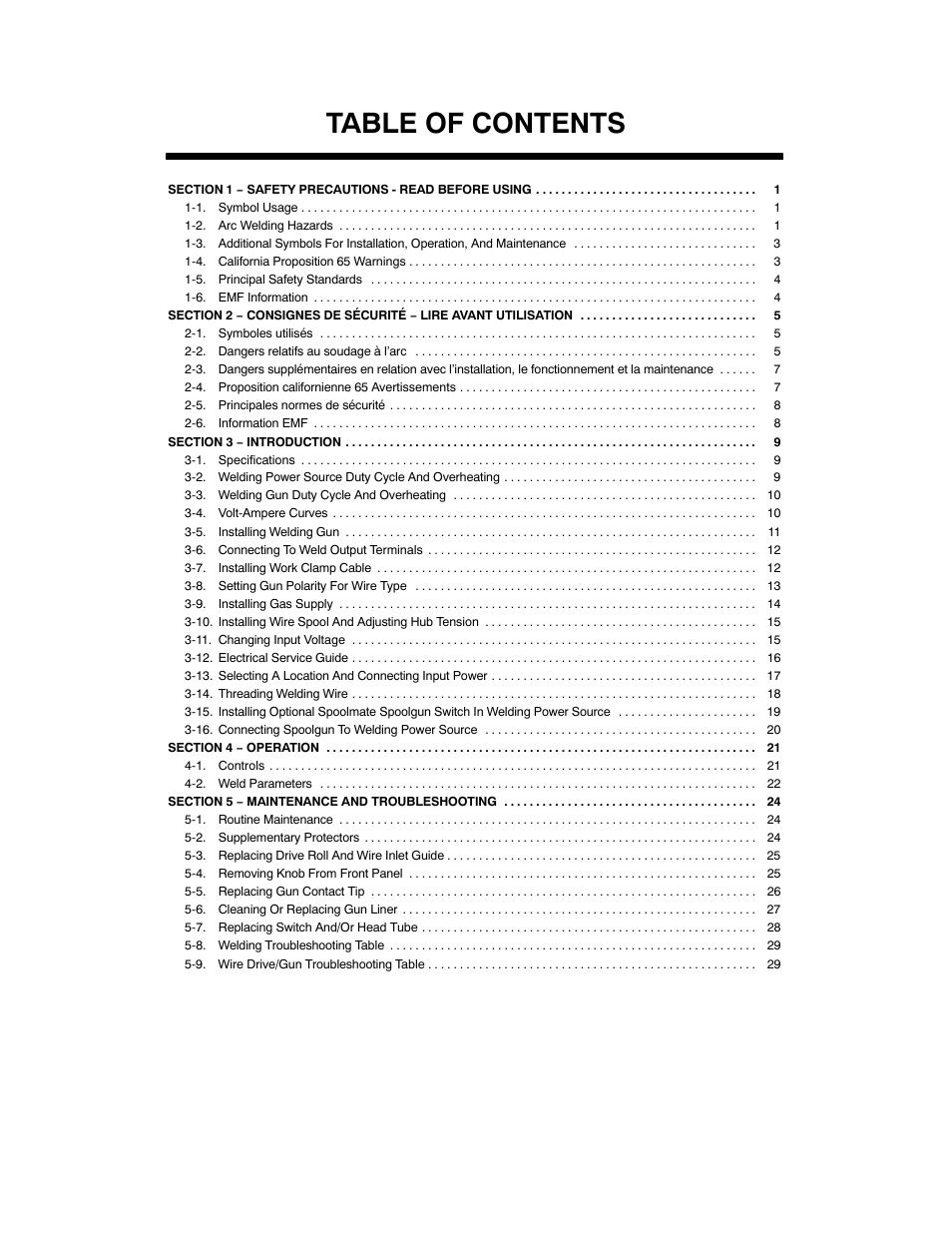 Hobart Welding Products IRONMAN M-10 User Manual | Page 3 / 56