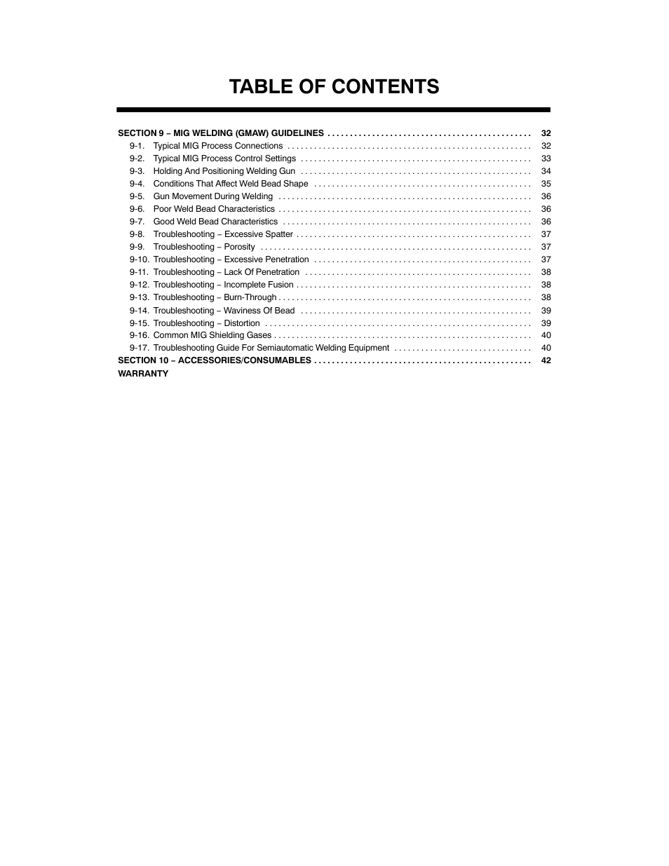Hobart Welding Products HANDLER 140 OM-925 User Manual | Page 4 / 48