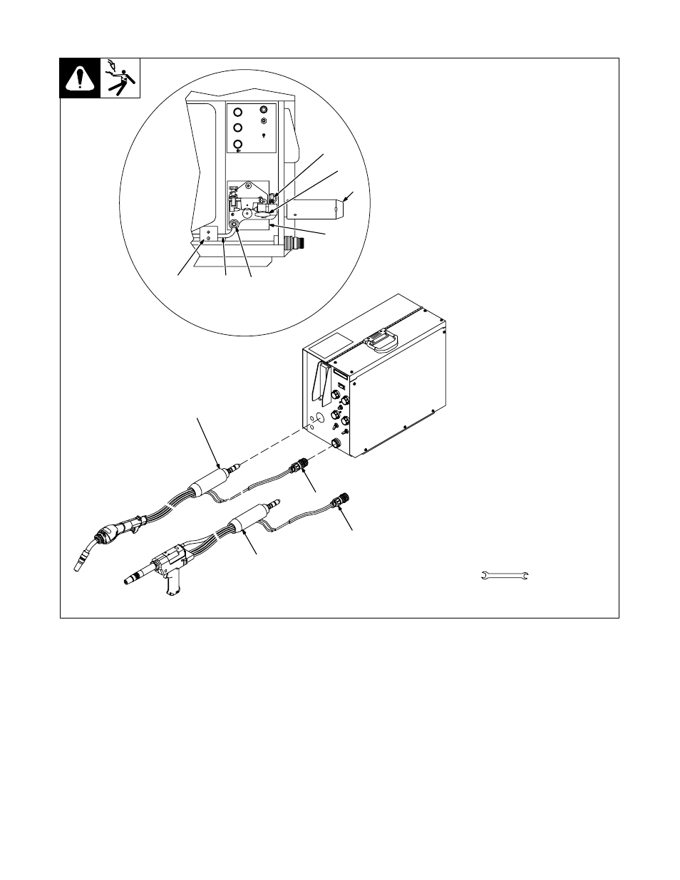 3. air-cooled gun connections | Hobart Welding Products OM-1594 User Manual | Page 19 / 68