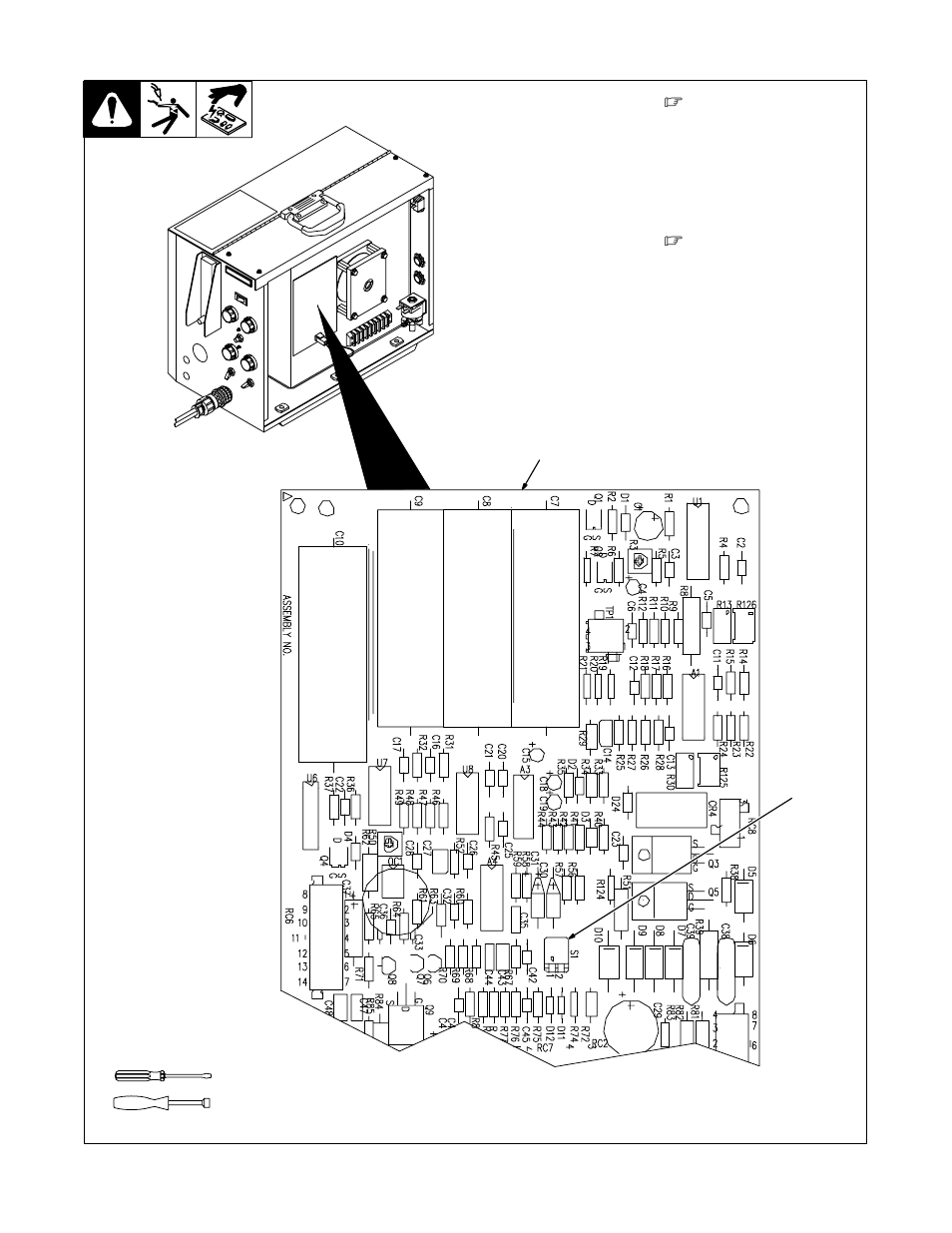 16. setting switches for preflow and postflow | Hobart Welding Products OM-1594 User Manual | Page 29 / 68