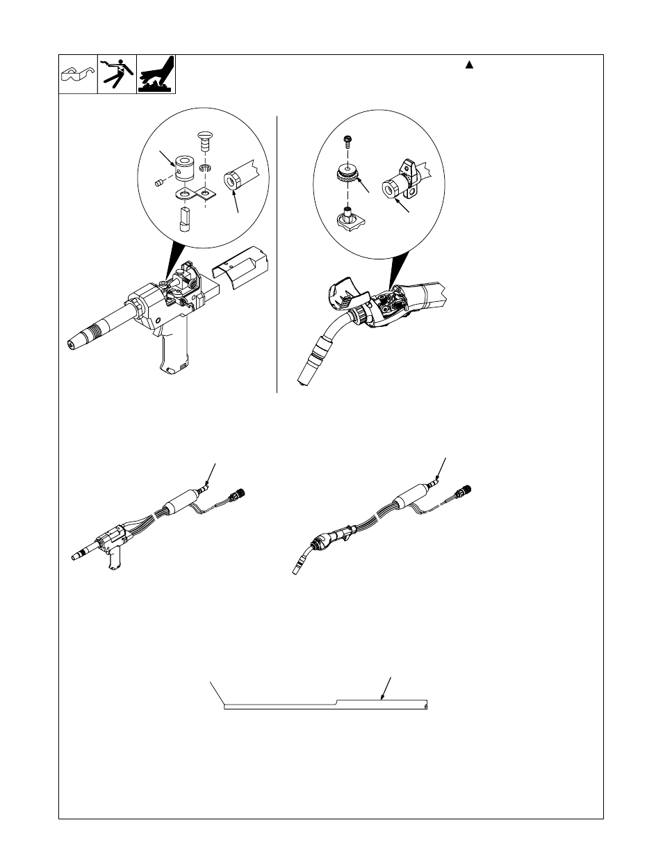 5. replacing gun cable liner | Hobart Welding Products OM-1594 User Manual | Page 38 / 68