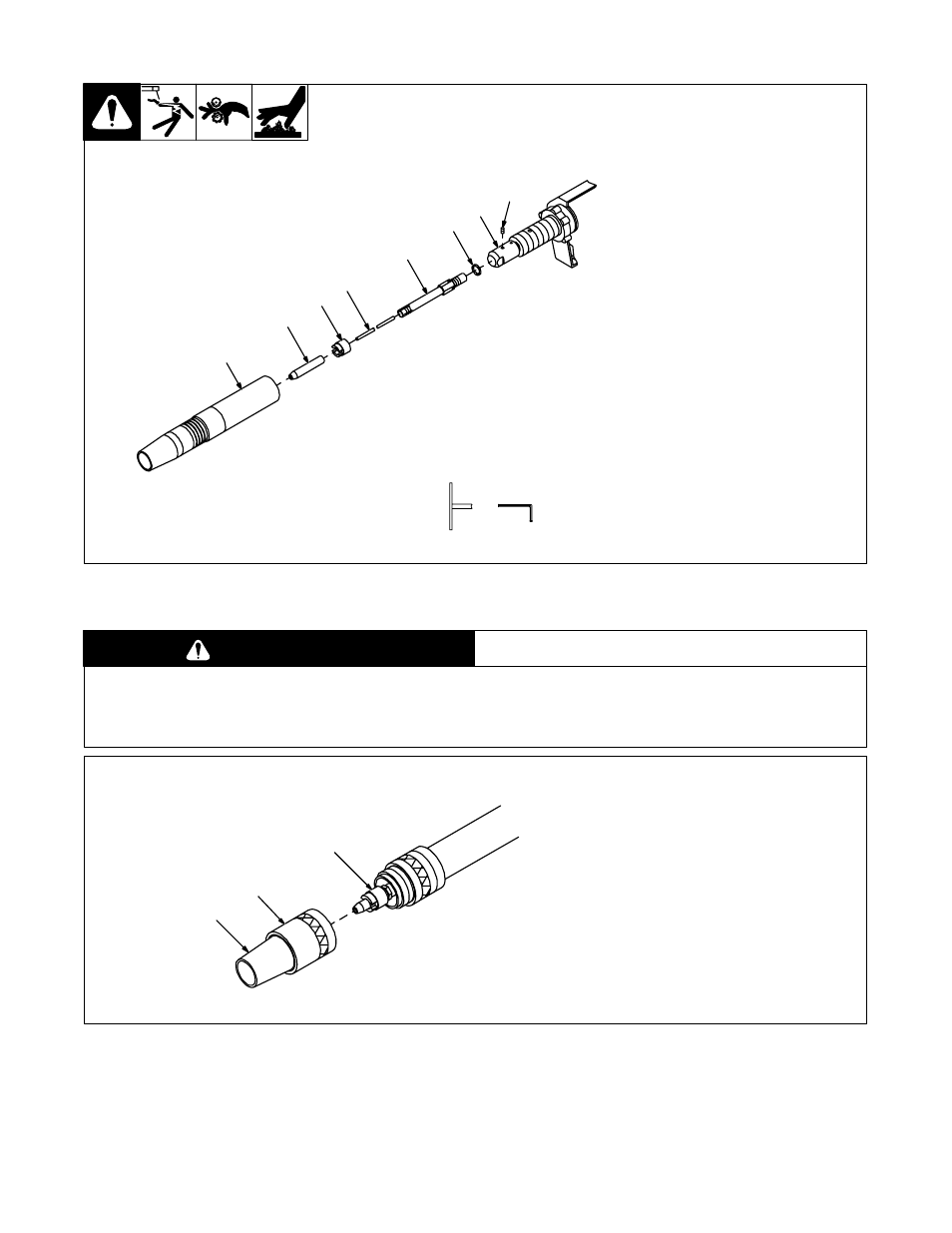 Warning | Hobart Welding Products OM-1594 User Manual | Page 41 / 68