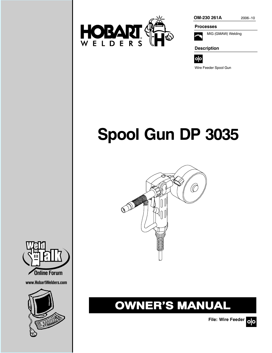 Hobart Welding Products DP-3035 User Manual | 28 pages