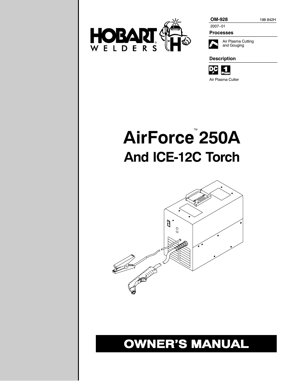 Hobart Welding Products 250A User Manual | 32 pages