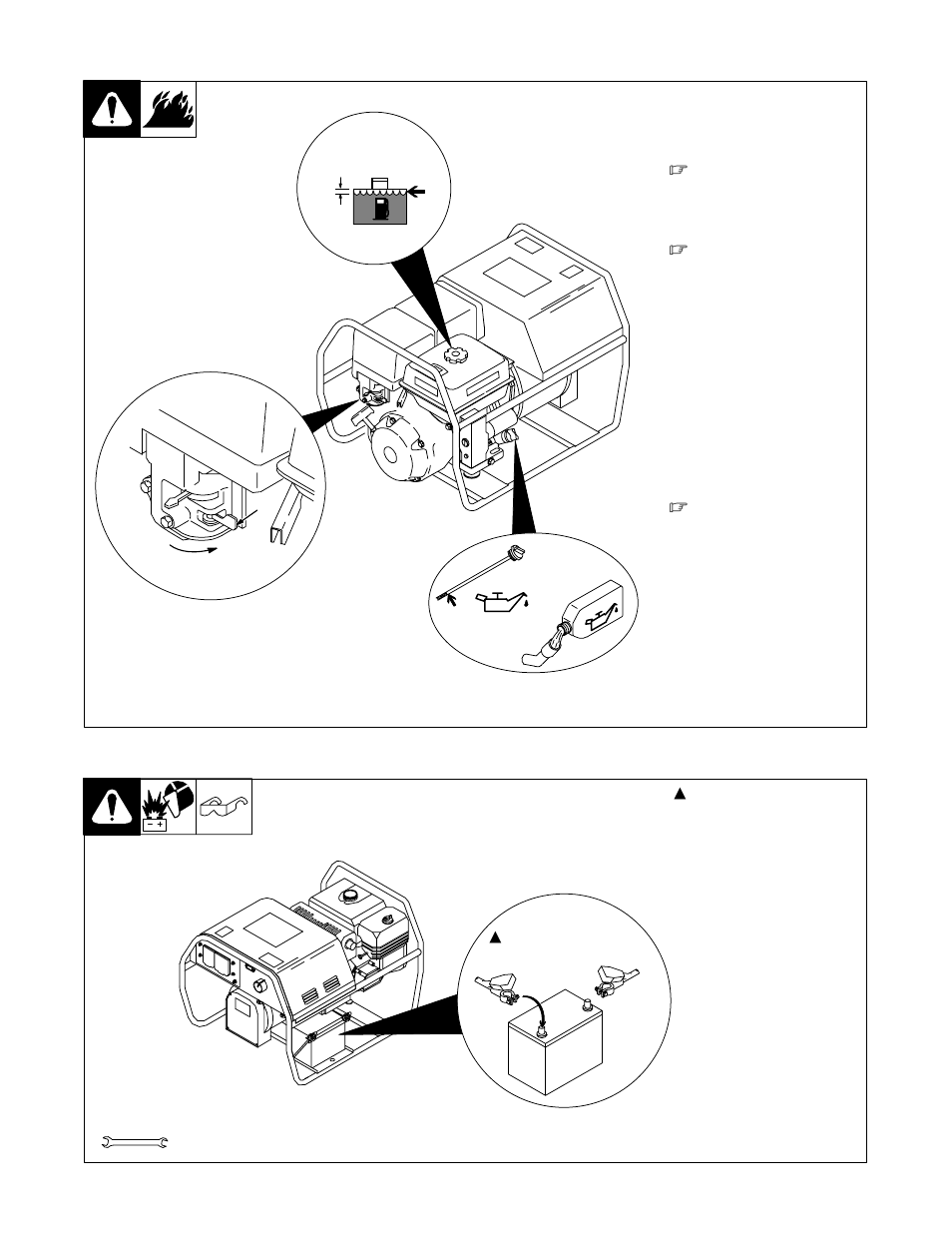 5. engine prestart checks (honda-powered units) | Hobart Welding Products CHAMP 2060 User Manual | Page 20 / 60