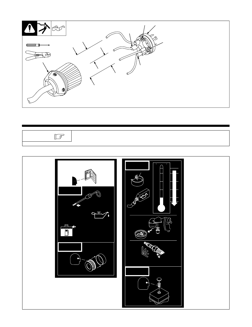 1. maintenance label, 200 h, Engine maintenance | Hobart Welding Products CHAMP 2060 User Manual | Page 28 / 60