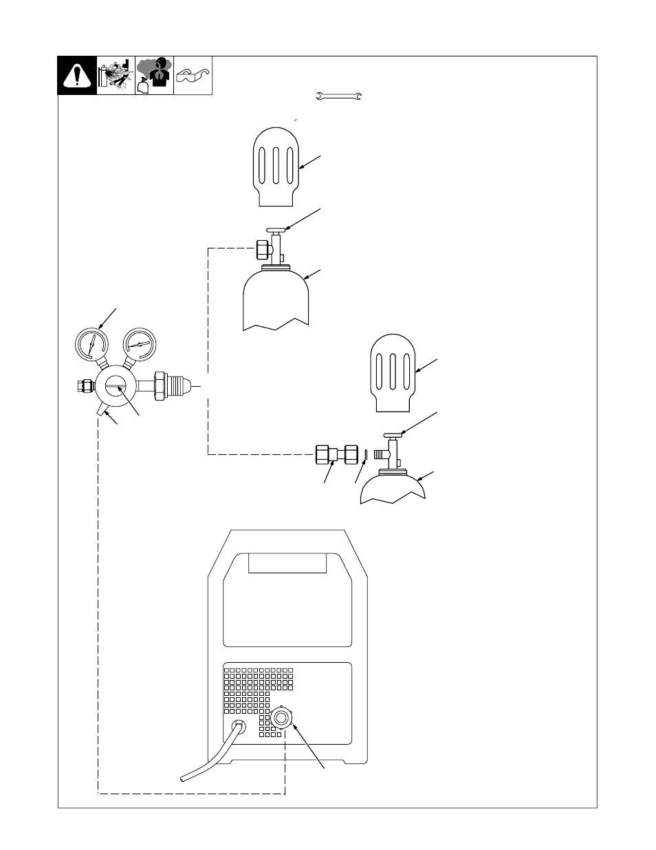 4. installing gas supply | Hobart Welding Products 150 User Manual | Page 17 / 48