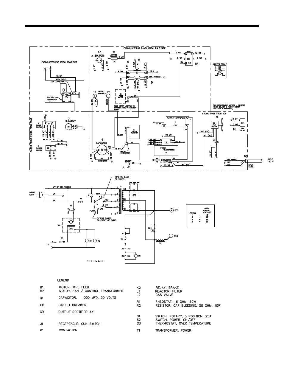 6 – electrical diagram | Hobart Welding Products 150 User Manual | Page 30 / 48
