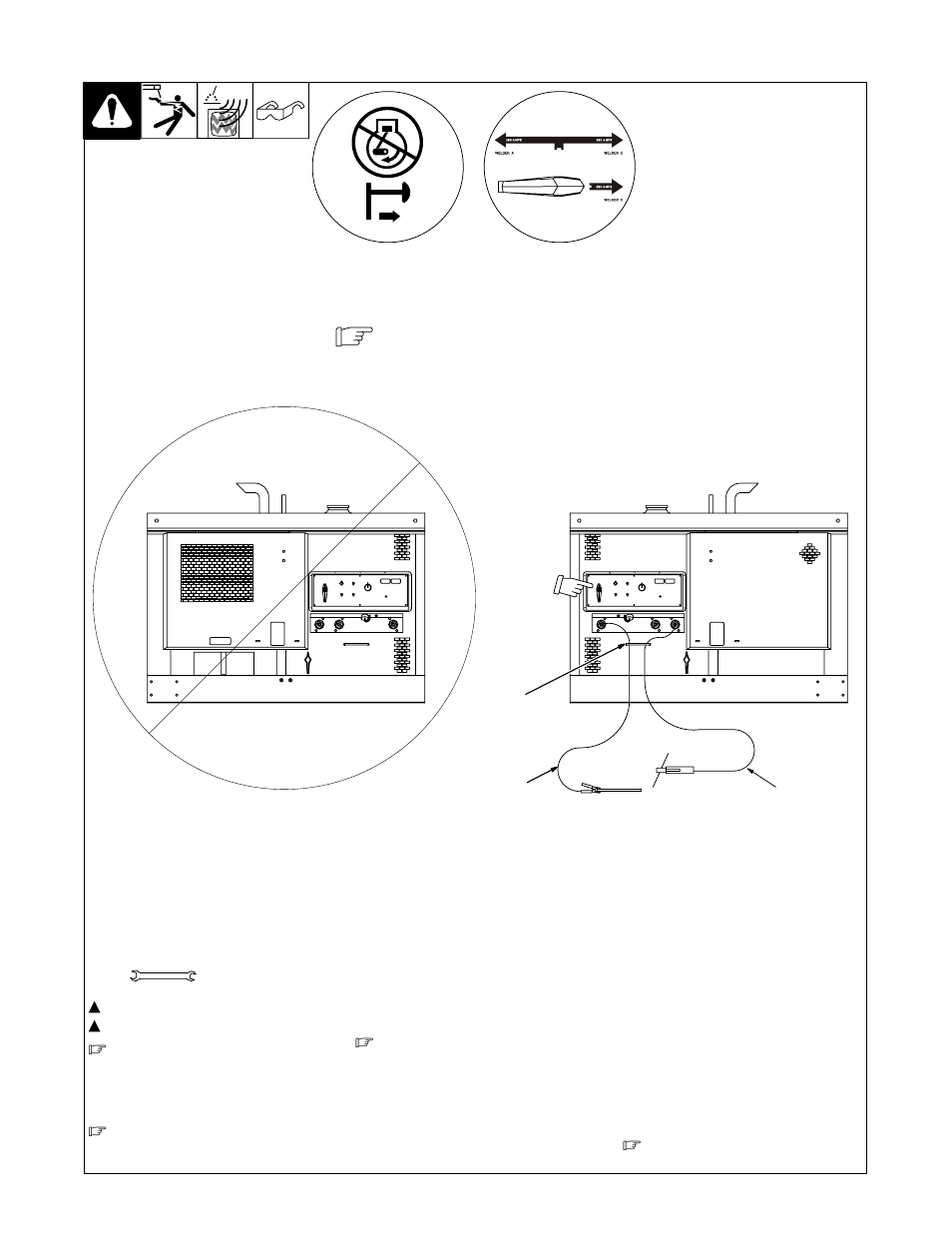 14. making single operator cc weld connections | Hobart Welding Products OM-494 User Manual | Page 29 / 76