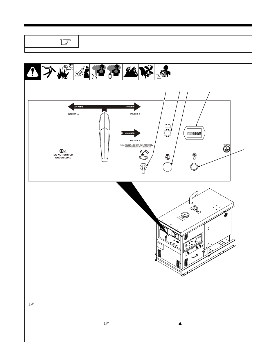 1. engine controls | Hobart Welding Products OM-494 User Manual | Page 33 / 76