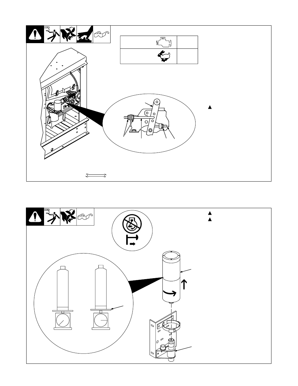 5. adjusting engine speed, 6. servicing optional ether starting aid | Hobart Welding Products OM-494 User Manual | Page 41 / 76