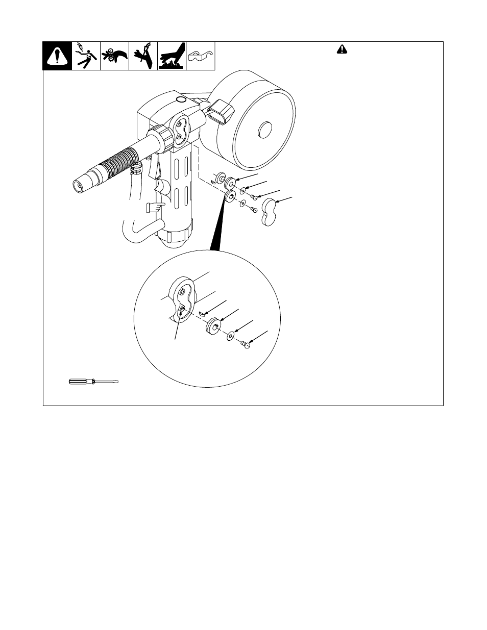Changing drive rolls, 2. changing drive rolls | Hobart Welding Products DP 3035-20 User Manual | Page 20 / 32