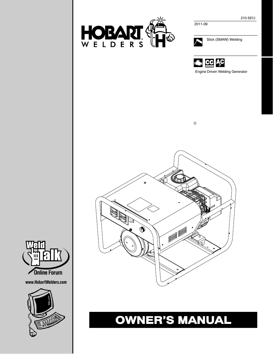 Hobart Welding Products CHAMPION 4500 OM-4418 User Manual | 52 pages