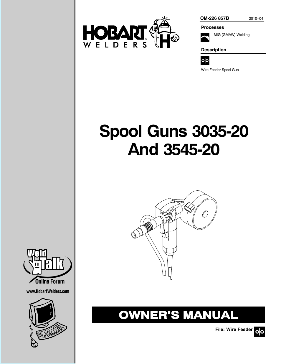 Hobart Welding Products 3035-20 User Manual | 32 pages