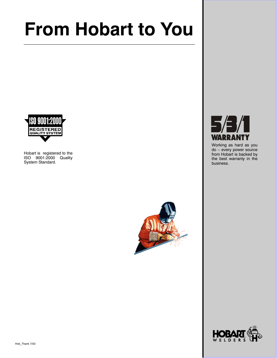 Hobart Welding Products H-9A Gun User Manual | Page 2 / 24