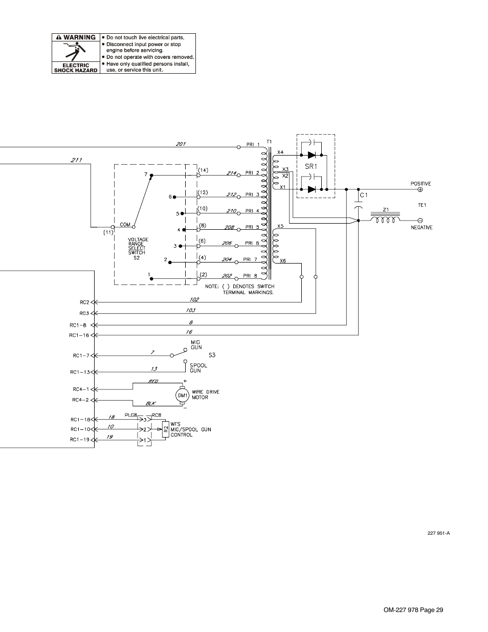 Hobart Welding Products HANDLER 210 User Manual | Page 33 / 52