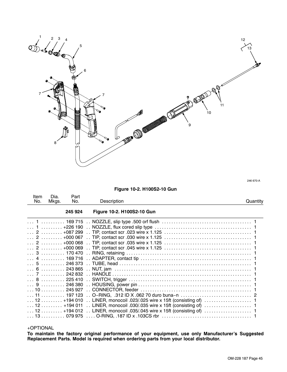 Hobart Welding Products 187 User Manual | Page 49 / 52