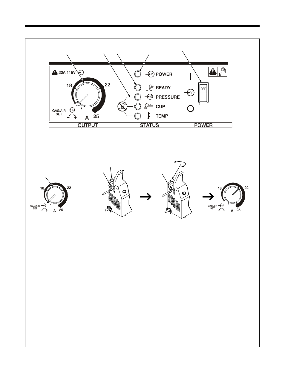 1. controls | Hobart Welding Products AIRFORCE 375 OM-2210 User Manual | Page 20 / 32