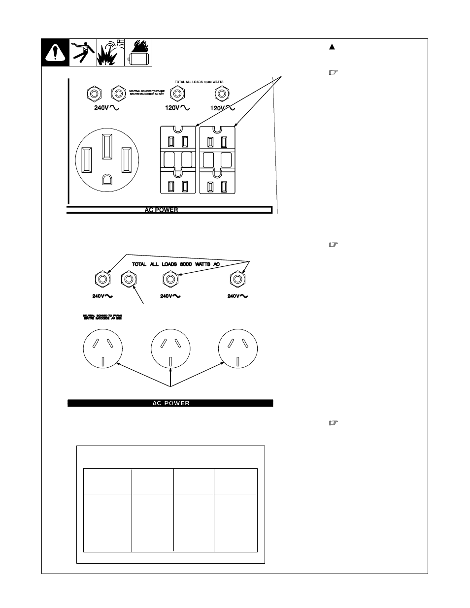 2. optional auxiliary power receptacles | Hobart Welding Products ARCSTAR OM-487 User Manual | Page 25 / 60