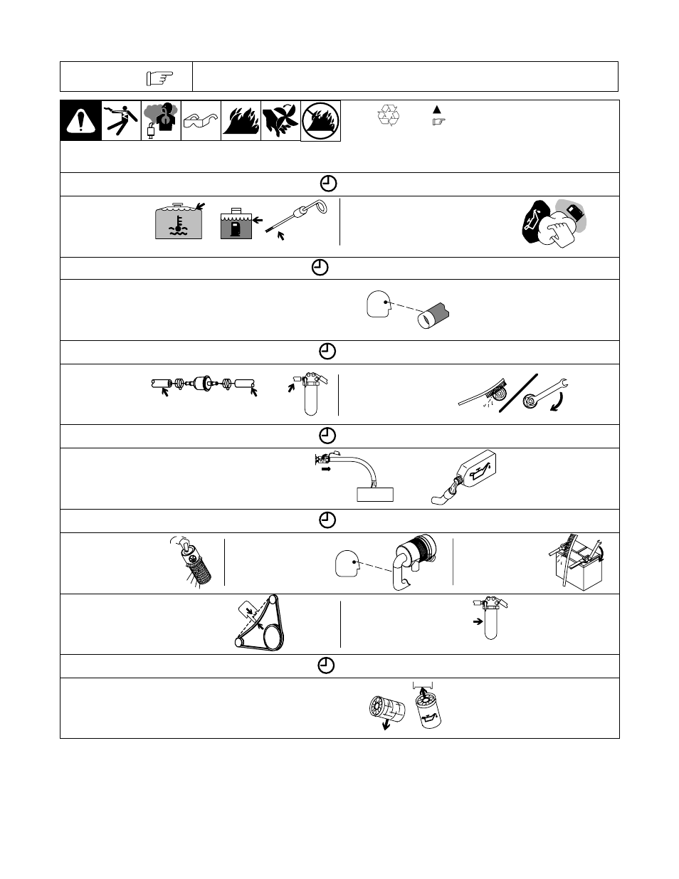 2. routine maintenance, 20 h, 50 h | 75 h, 100 h, 150 h | Hobart Welding Products ARCSTAR OM-487 User Manual | Page 28 / 60