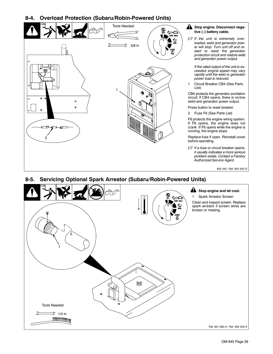 Section 8-5 | Hobart Welding Products CHAMPION 10 User Manual | Page 33 / 68