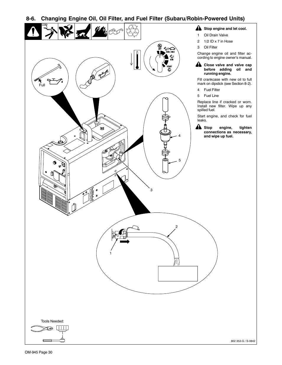 Section 8-6 | Hobart Welding Products CHAMPION 10 User Manual | Page 34 / 68