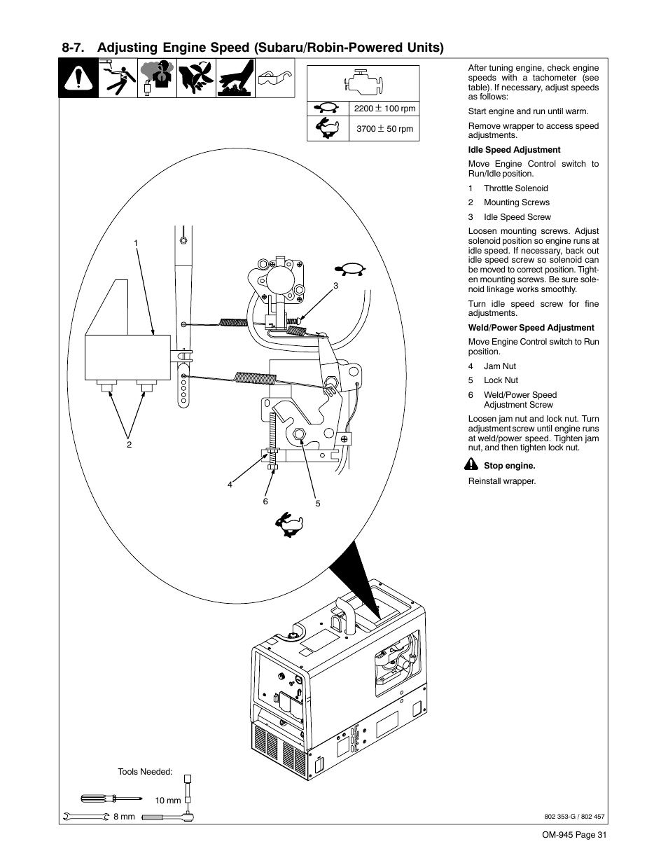 Hobart Welding Products CHAMPION 10 User Manual | Page 35 / 68
