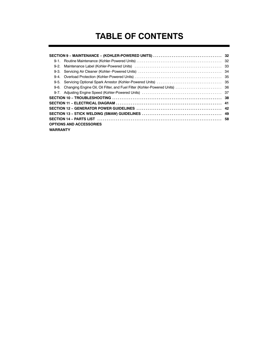 Hobart Welding Products CHAMPION 10 User Manual | Page 4 / 68