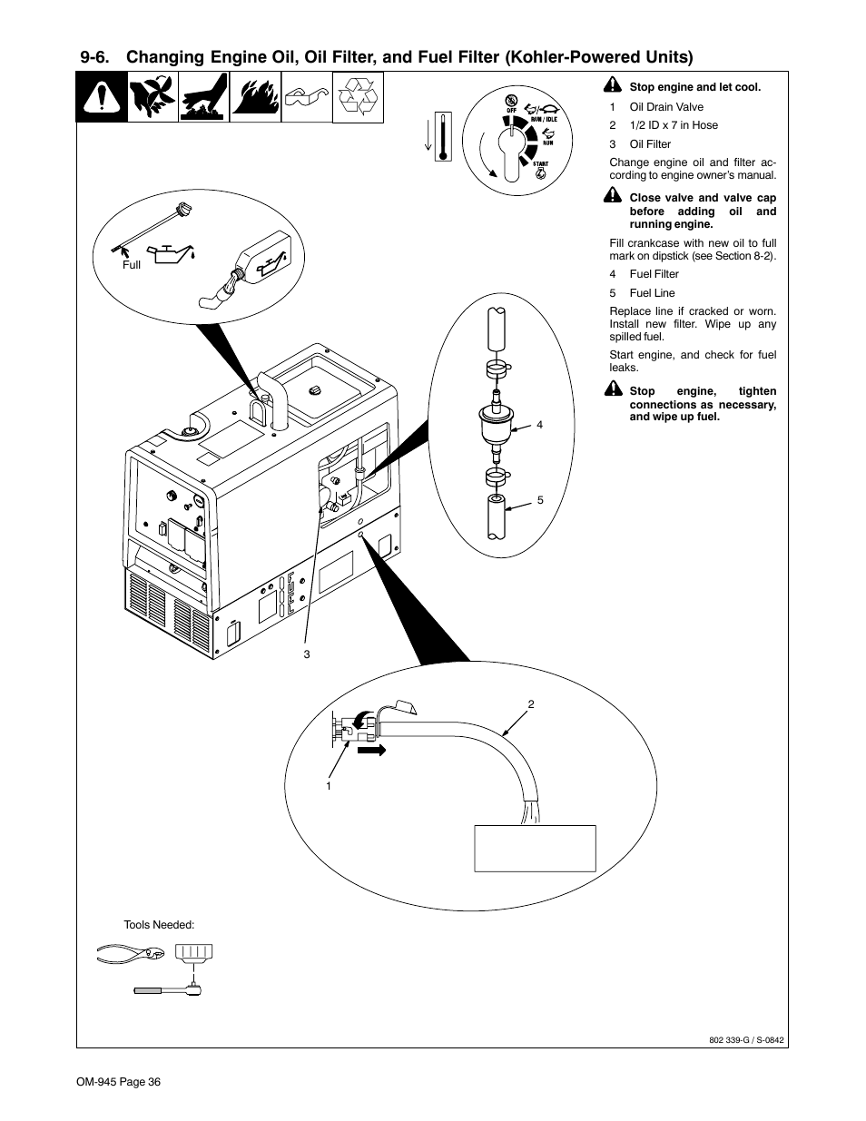 Section 9-6 | Hobart Welding Products CHAMPION 10 User Manual | Page 40 / 68