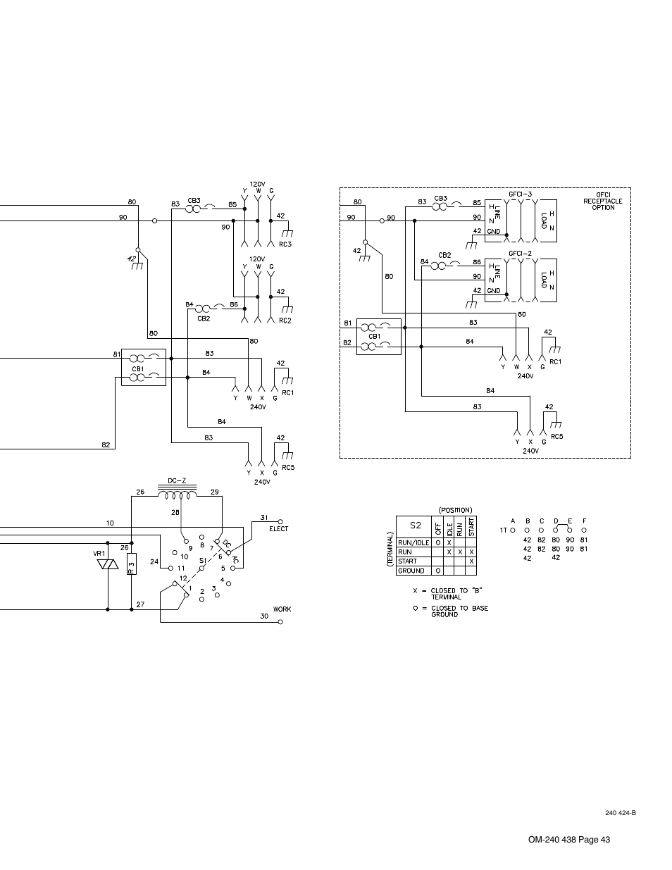 Hobart Welding Products CHAMPION ELITE OM-240 438E User Manual | Page 47 / 64