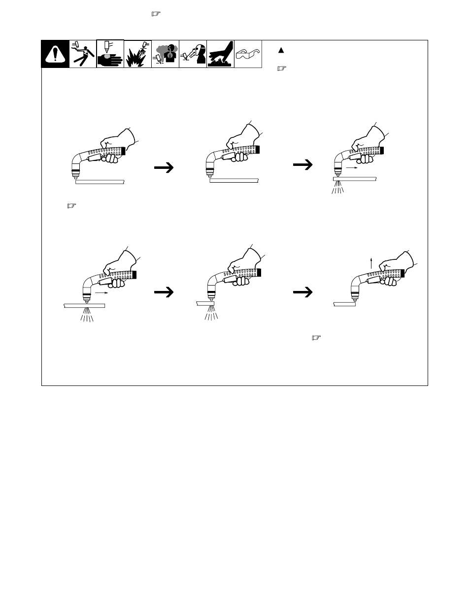 Sequence of cutting operation, 4. sequence of cutting operation | Hobart Welding Products AIRFORCE OM-230 455D User Manual | Page 21 / 36