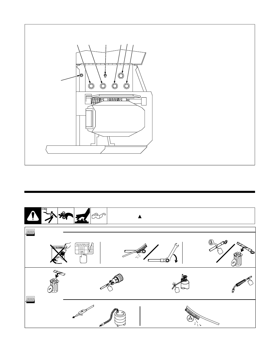 1. routine maintenance | Hobart Welding Products OLYMPIC S-64 User Manual | Page 22 / 36