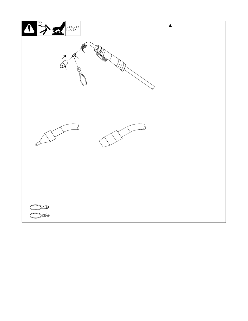 Installing contact tip and nozzle, 9. installing contact tip and nozzle | Hobart Welding Products HANDLER 210 OM-227 978B User Manual | Page 20 / 52