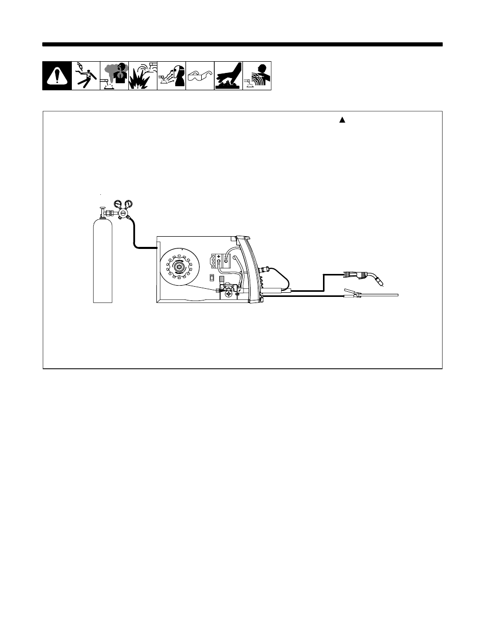 Section 9 − mig welding (gmaw) guidelines, Typical mig process connections, 1. typical mig process connections | Hobart Welding Products HANDLER 210 OM-227 978B User Manual | Page 34 / 52