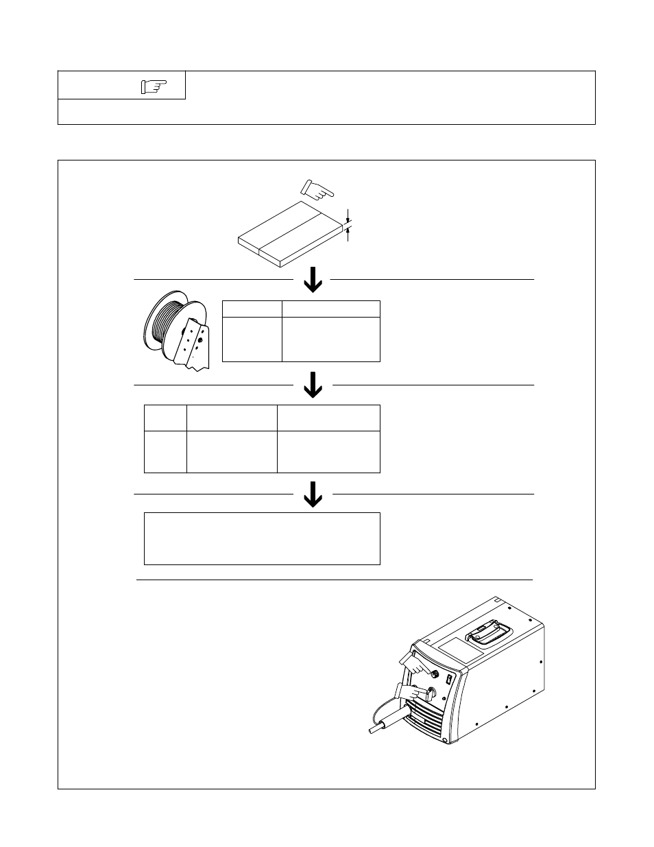 Typical mig process control settings, 2. typical mig process control settings | Hobart Welding Products HANDLER 210 OM-227 978B User Manual | Page 35 / 52