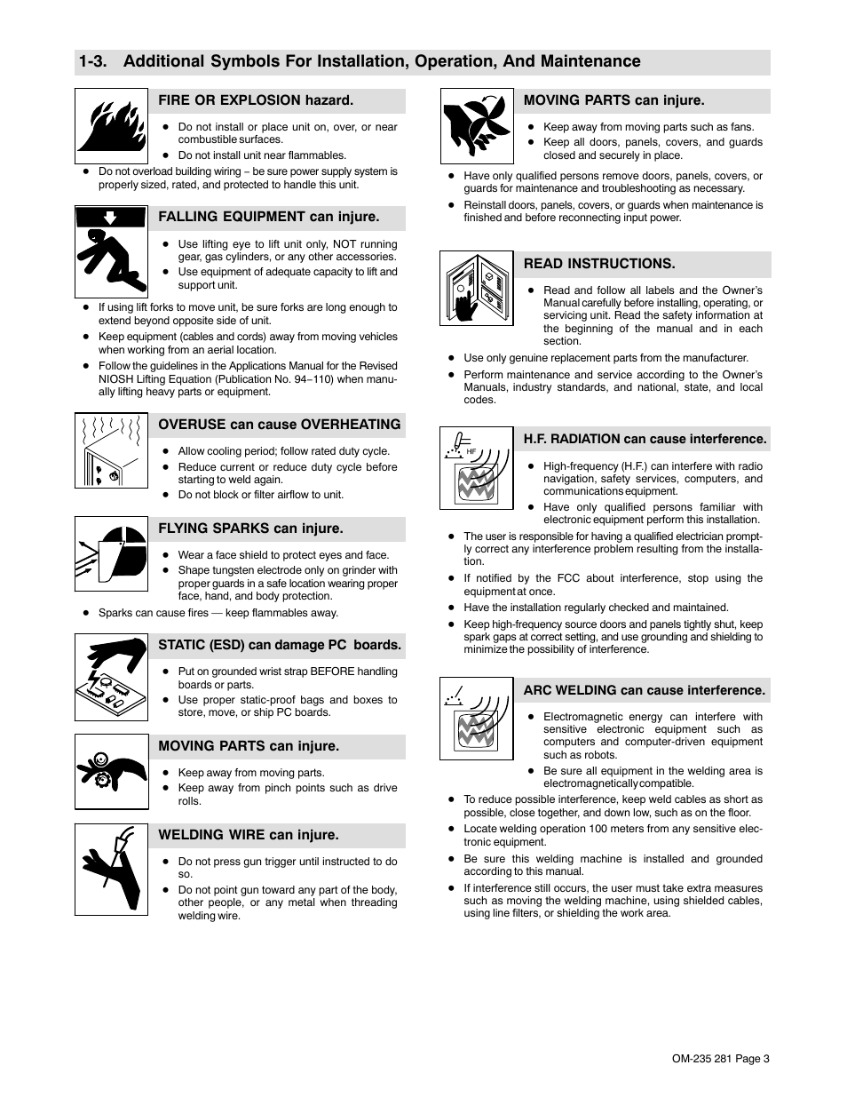 Hobart Welding Products IRONMAN 230 User Manual | Page 7 / 56