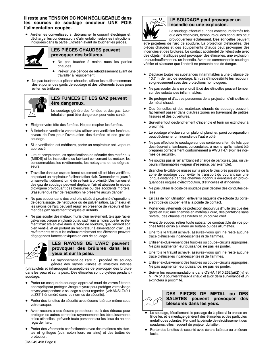 Hobart Welding Products HANDLER 210 MVP User Manual | Page 10 / 56