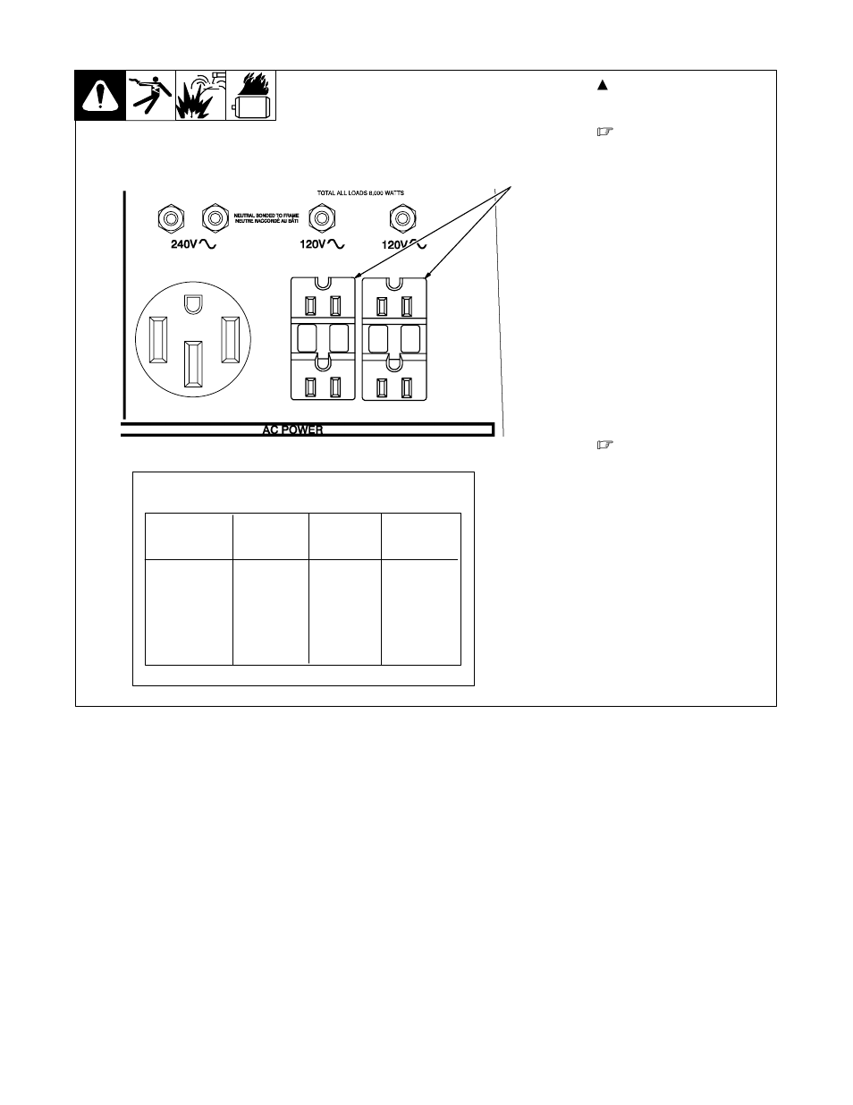 2. optional auxiliary power receptacles | Hobart Welding Products ARCSTAR 280 NT User Manual | Page 25 / 52