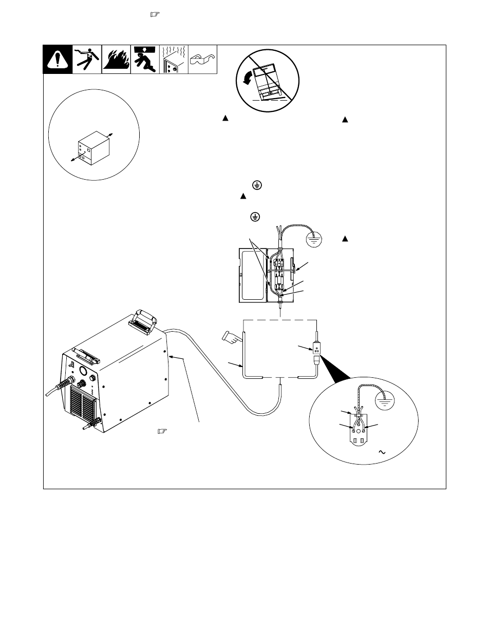 Selecting a location and connecting input power, 9. selecting a location and connecting input power | Hobart Welding Products AIRFORCE 625 User Manual | Page 18 / 36