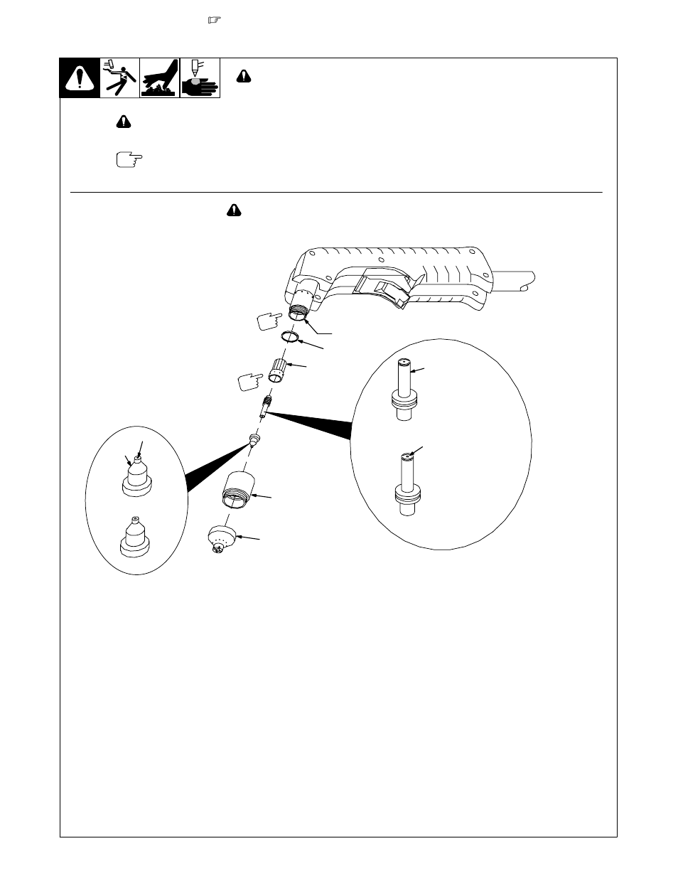 Replaced (see section 6-3 | Hobart Welding Products AIRFORCE 625 User Manual | Page 28 / 36