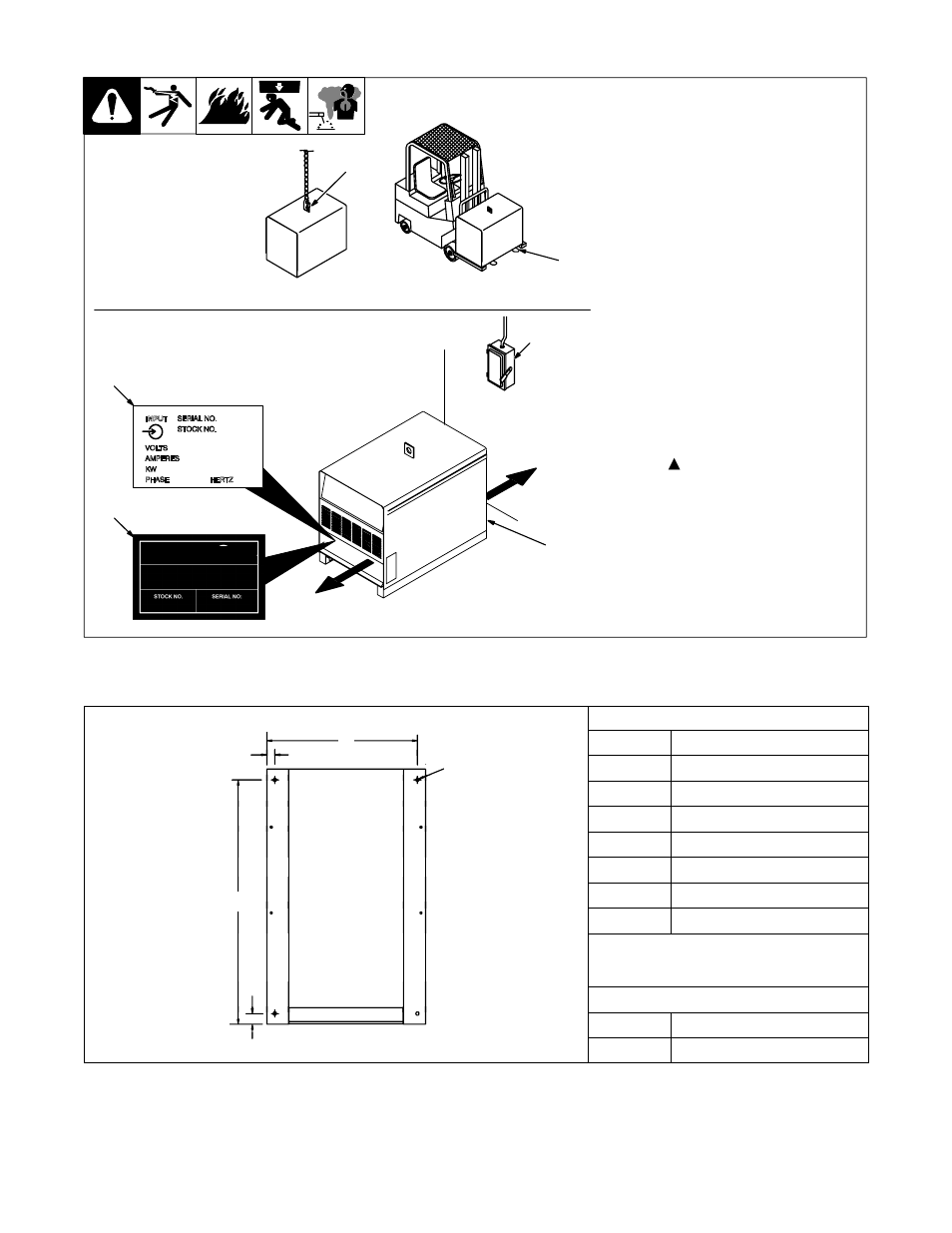 4. selecting a location, 5. dimensions and weights | Hobart Welding Products CYBER FLEX 302 User Manual | Page 18 / 40