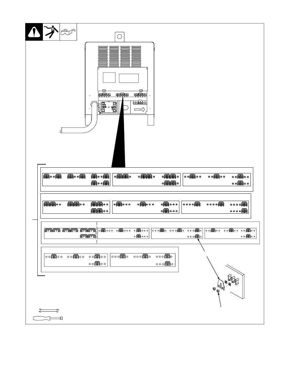 12. placing jumper links | Hobart Welding Products CYBER FLEX 302 User Manual | Page 23 / 40