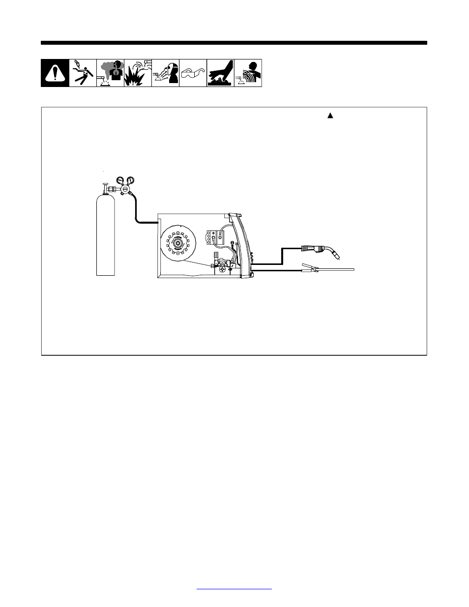 Section 8 − mig welding (gmaw) guidelines, Typical mig process connections, 1. typical mig process connections | Hobart Welding Products HANDLER OM-925 217 694A User Manual | Page 35 / 52