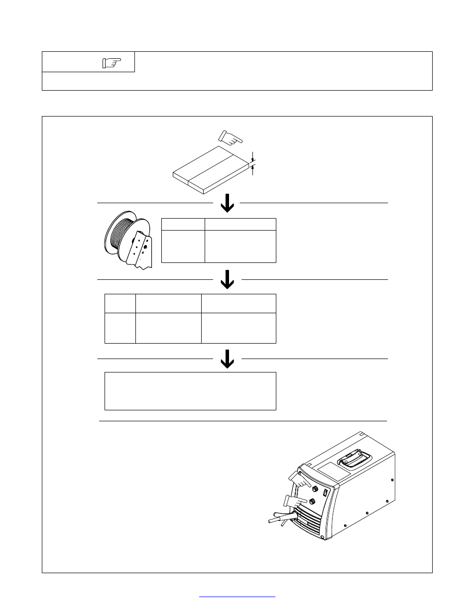 Typical mig process control settings, 2. typical mig process control settings | Hobart Welding Products HANDLER OM-925 217 694A User Manual | Page 36 / 52