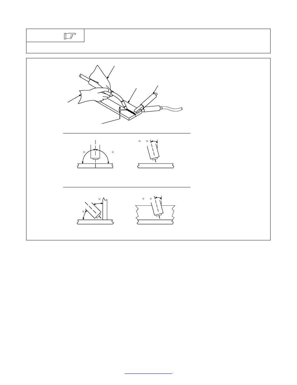 Holding and positioning welding gun, 3. holding and positioning welding gun | Hobart Welding Products HANDLER OM-925 217 694A User Manual | Page 37 / 52