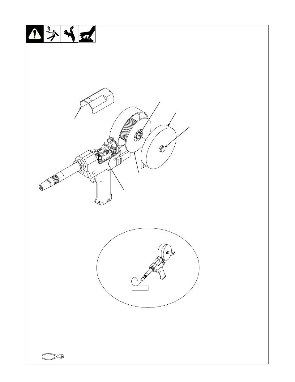 8. adjusting drive roll and spool brake pressure | Hobart Welding Products OLYMPIC 30A OM-184 693C User Manual | Page 12 / 24