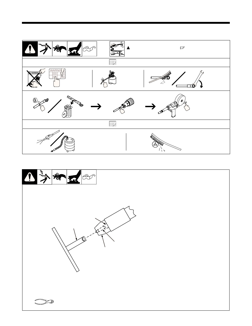 4 – maintenance & troubleshooting, 1. routine maintenance, 2. changing contact tip and liner | 3 months, 6 months | Hobart Welding Products OLYMPIC 30A OM-184 693C User Manual | Page 14 / 24